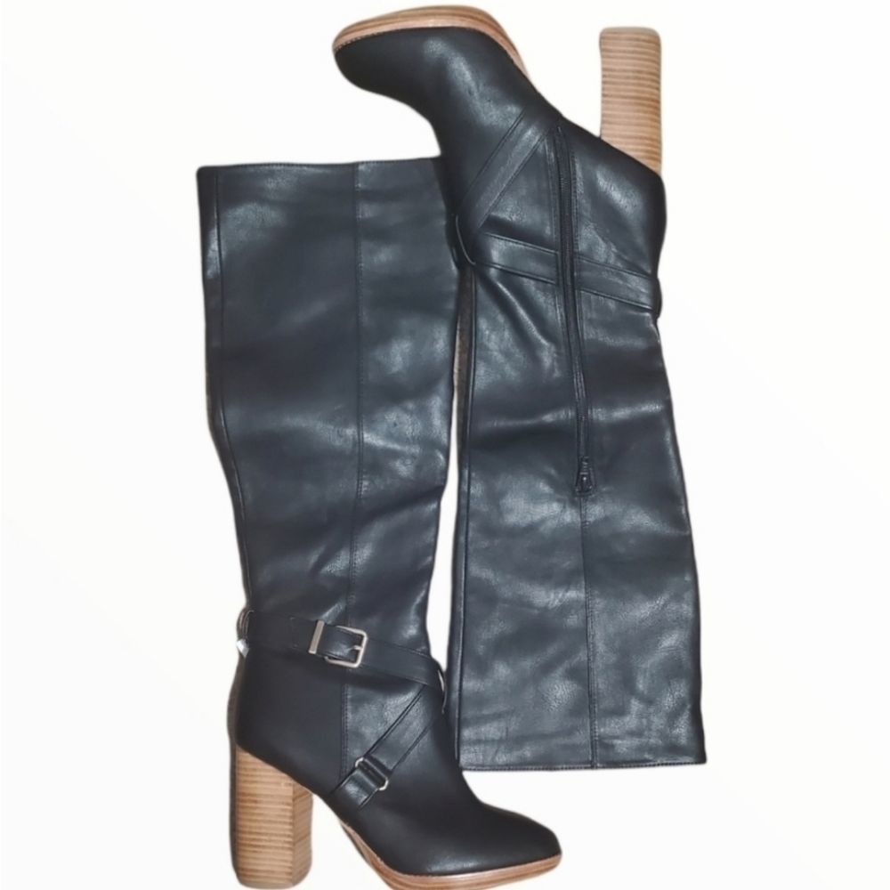 *NWT*H&M Black Knee high boots size:9.5 - Picture 1 of 6